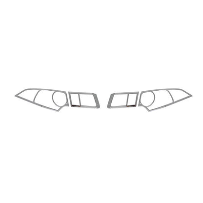 4X Chrome Rear Tail Light Lamp Cover Trim Decor for Acura TSX (2009–2014)