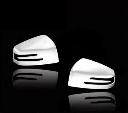 Chrome Side Door Mirror Covers for Mercedes Benz GL-Class (2011-2013)