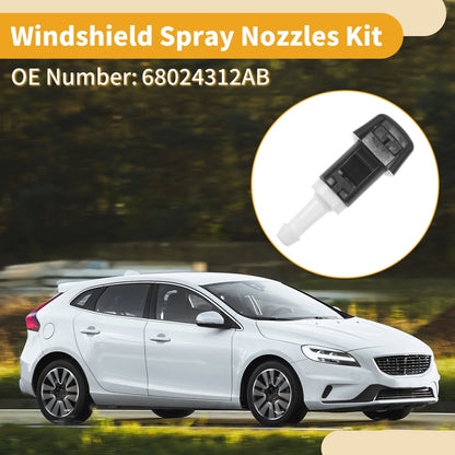 Windshield Washer Nozzle Kit for Chrysler 300 (2006-2010) with Gaskets