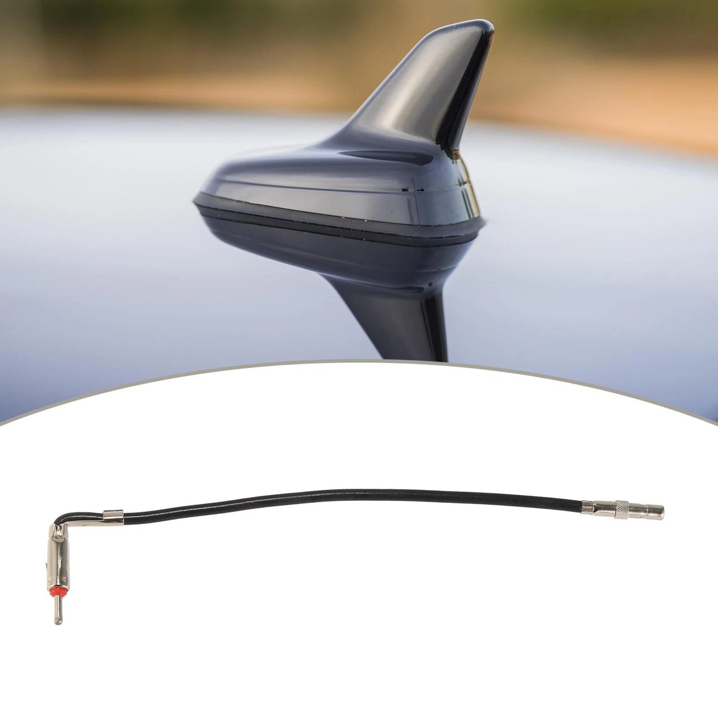 Car Radio Antenna 1 Male to 1 Female Adapter for Chrysler Dodge Ford (2000-2023)
