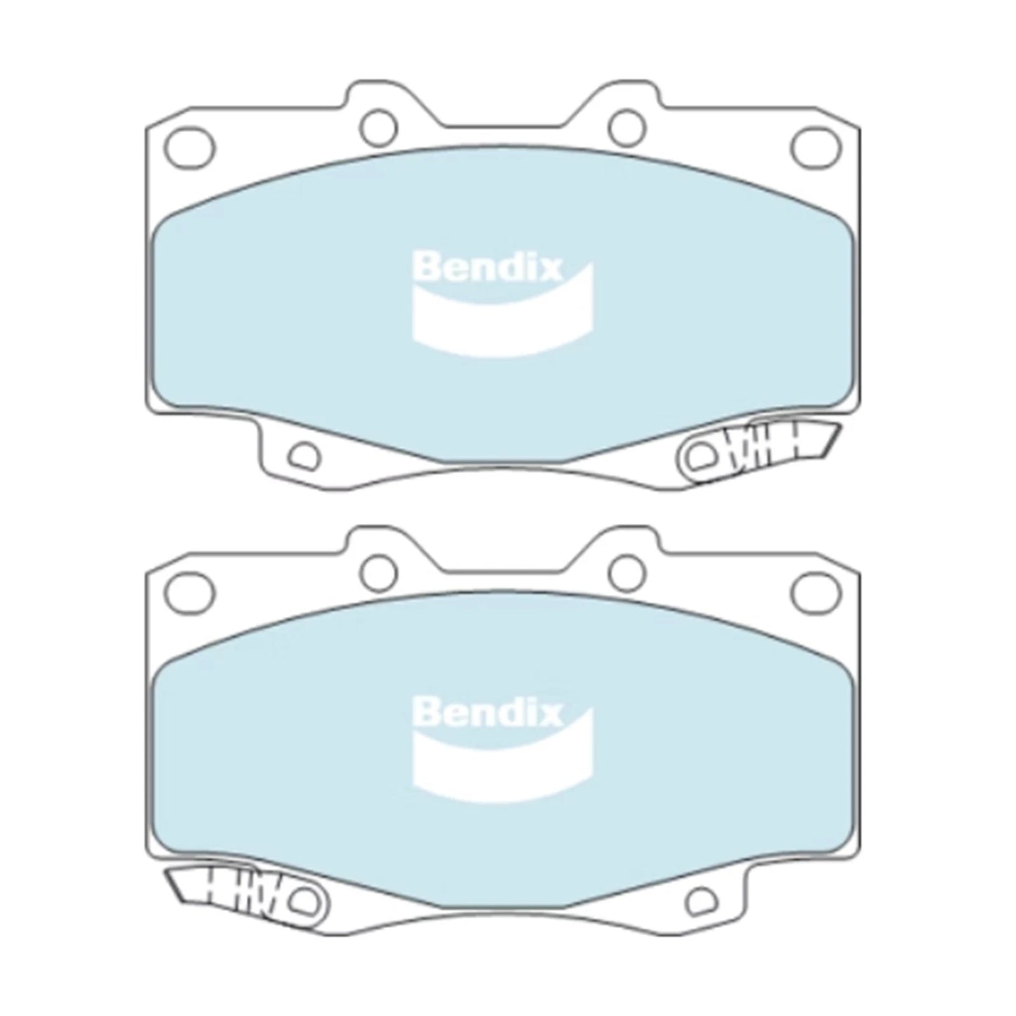 4WD Front Disc Brake Pads Set for Hilux (2005–2016)