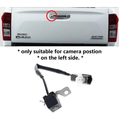 Tailgate Backup Reverse Camera with 4 Pins OE Plug for Isuzu D-Max (2016-2020)