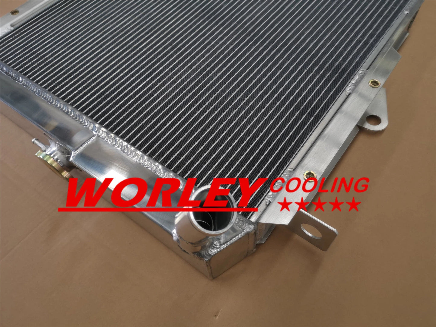 2 x QLD-2ROW Alloy Radiator + Fan for Land Cruiser 70 Series (2007-2023)