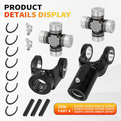 Front Prop Shaft Yoke & U-Joint 2 x Sides for RZR XP 1000 XP4 1000 (2014-2019)