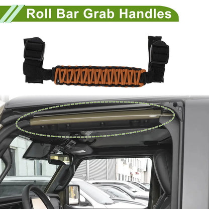 Roll Bar Grab Handles for Jeep Wrangler 2024-2025 - Orange