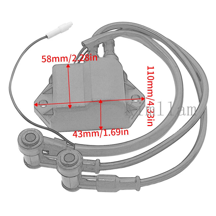 Ignition Coil for Polaris NOR Trail Lite Indy 340 (1980-1982)