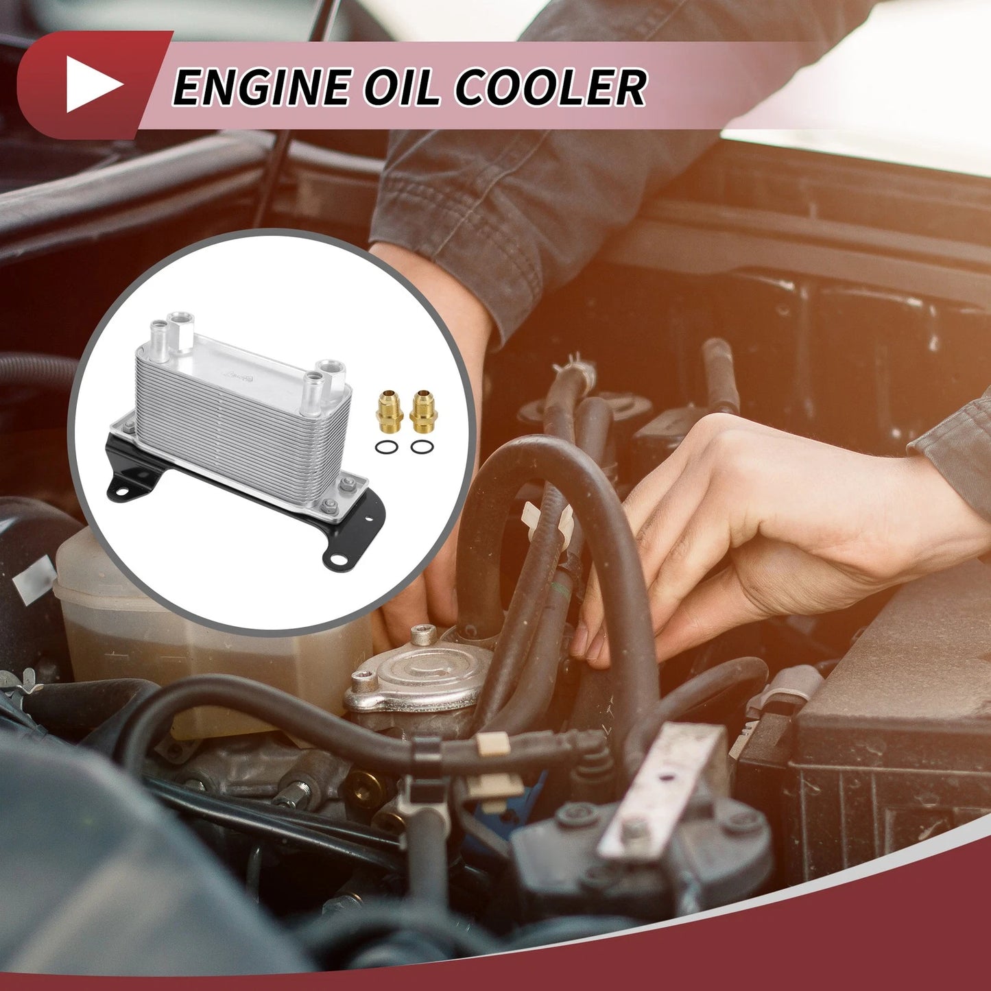 Engine Oil Cooler for Dodge Ram 3500