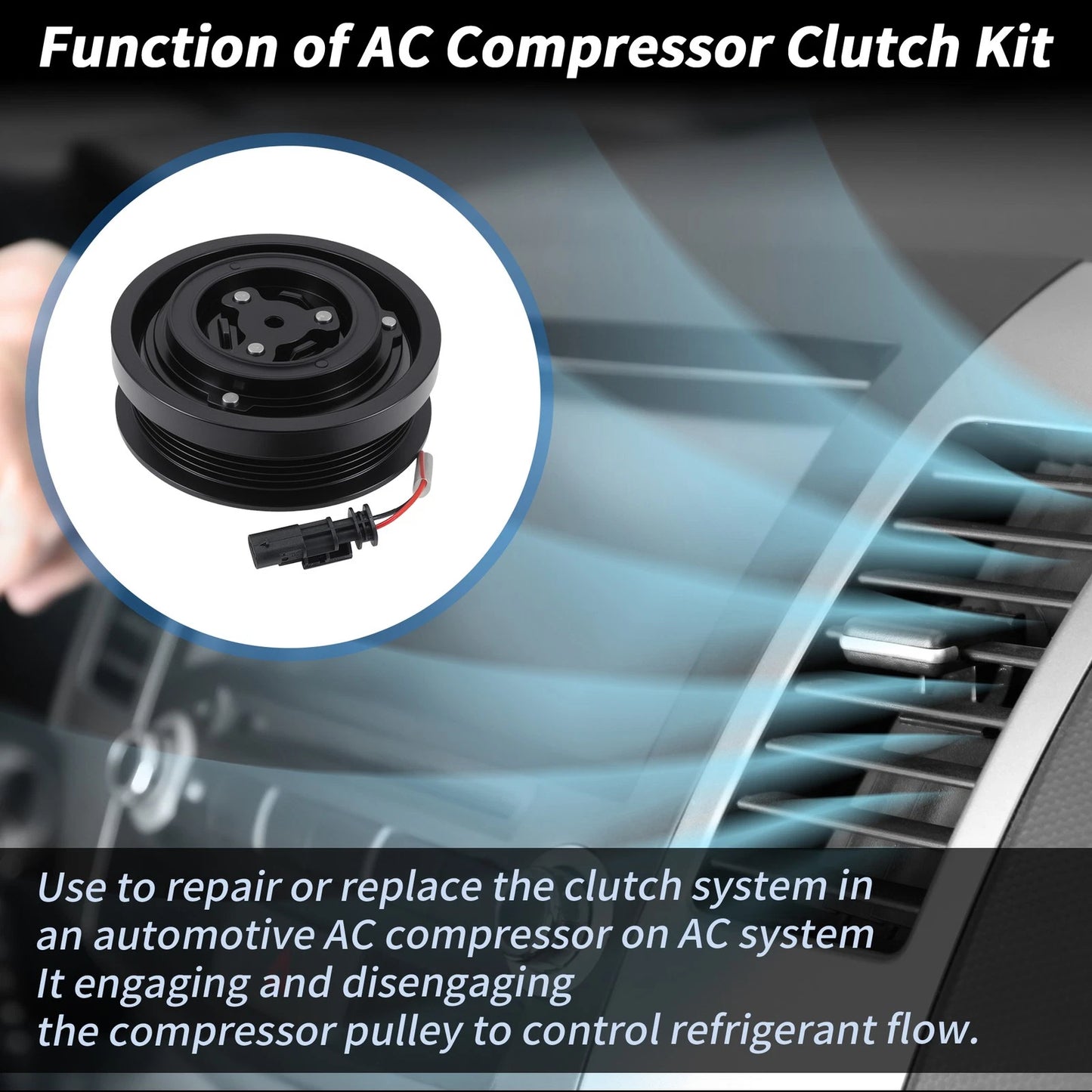 Air Conditioner AC Compressor Clutch for Chevrolet Equinox Terrain Buick