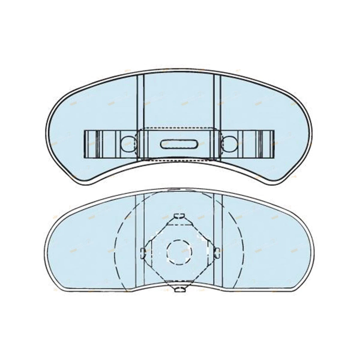 Rear Disc Brake Pads Set for Ford Falcon XB XC XD (1973-1981)