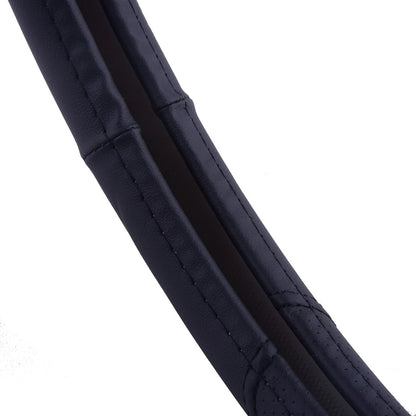 Black Leather Steering Wheel Cover for Ford F150 F250 F350 (2004-2023)