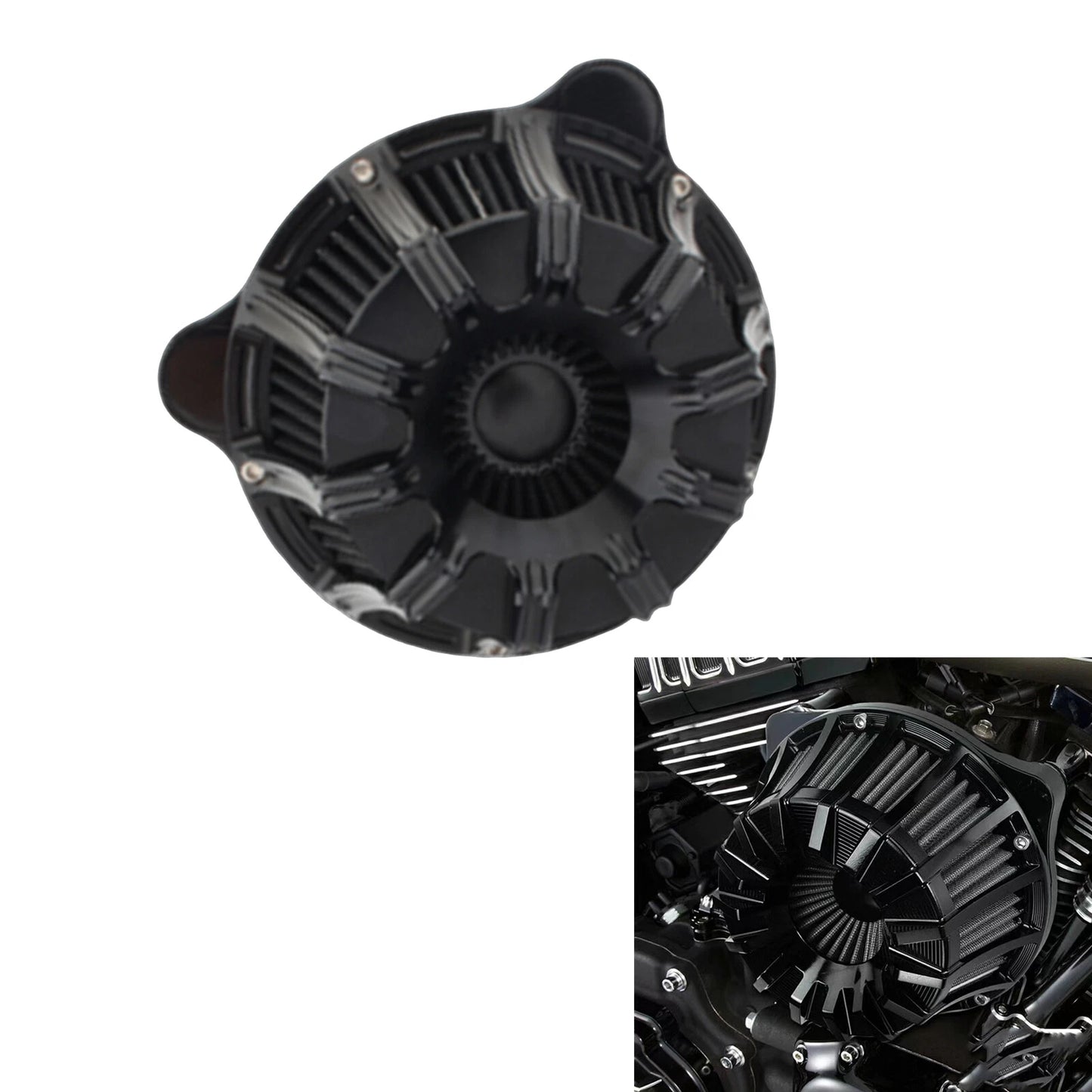 1x Air Cleaner Intake Filter for Harley M8 Touring Softail (2017-2021)