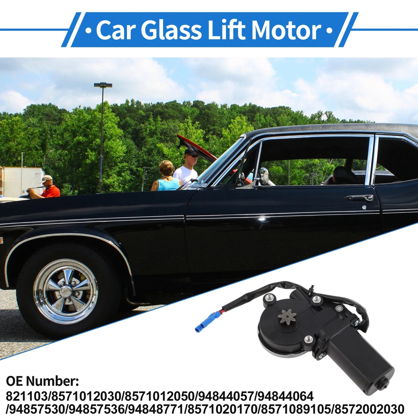 Power Window Regulator Lift Motor for CHEVROLET NOVA (1987–1988)