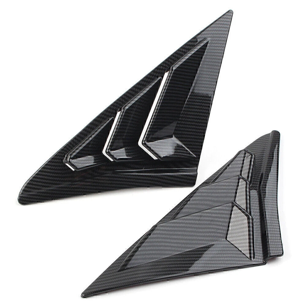 Rear Side Vent Window Louvers for Honda Civic Hatchback (2016-2021)