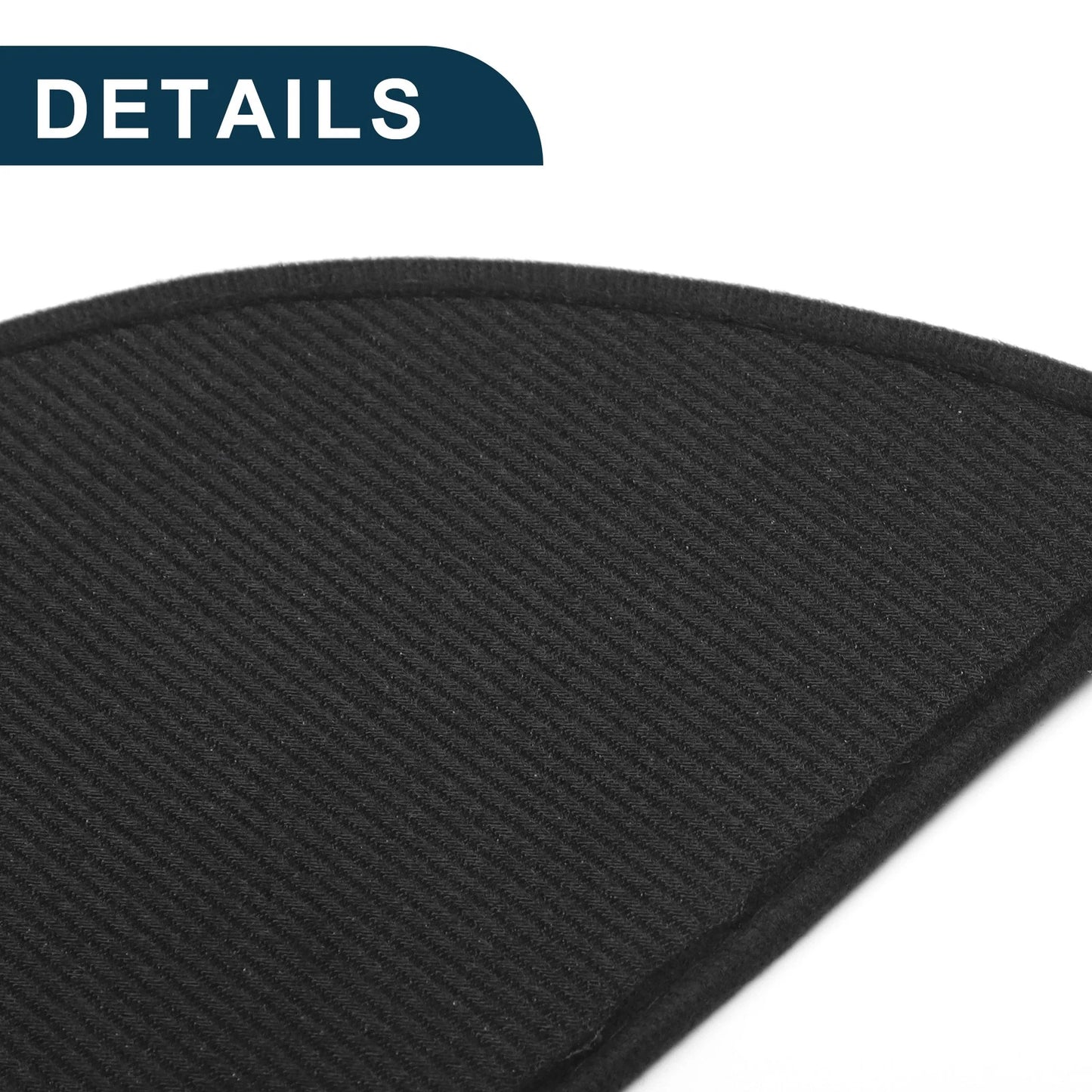 Car Door Anti Kick Pad Sticker Protector for Honda Civic (2012) - Black