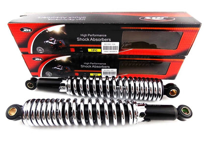13" JBS Black/Chrome Shock Absorbers for Harley Davidson FXR 1340 Super Glide