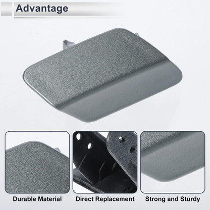 Washer Nozzle Cover Cap Front Right Bumper Headlight for BMW 320i Grey