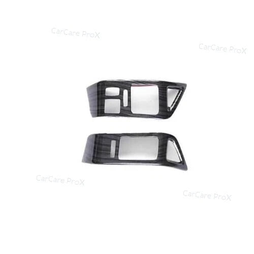 Black Wood L&R AC Outlet Vent Cover Trim for Mitsubishi Pajero Montero(00–06)