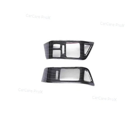 Black Wood L&R AC Outlet Vent Cover Trim for Mitsubishi Pajero Montero(00–06)
