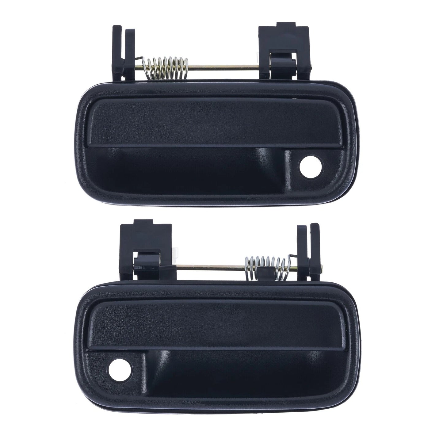 2 x Front Left & Right Door Handles Outer Black for Toyota Hilux (1997-2005)