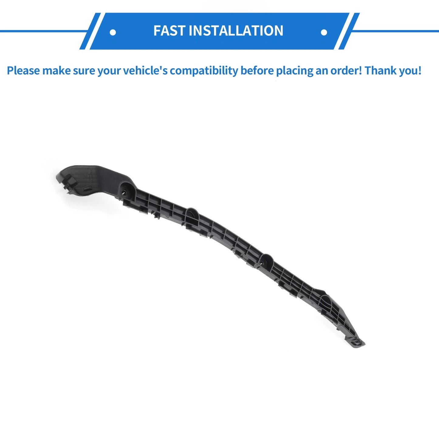 Left Rear Bumper Retainer Bracket for Toyota Corolla (2014-2019)