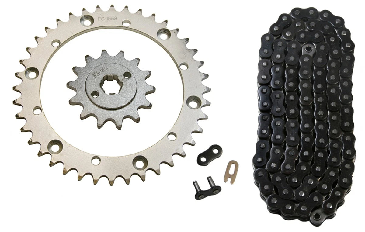 Black 520x94 Drive Chain & 14/40 Sprockets for Yamaha Blaster 200 (1988–2006)