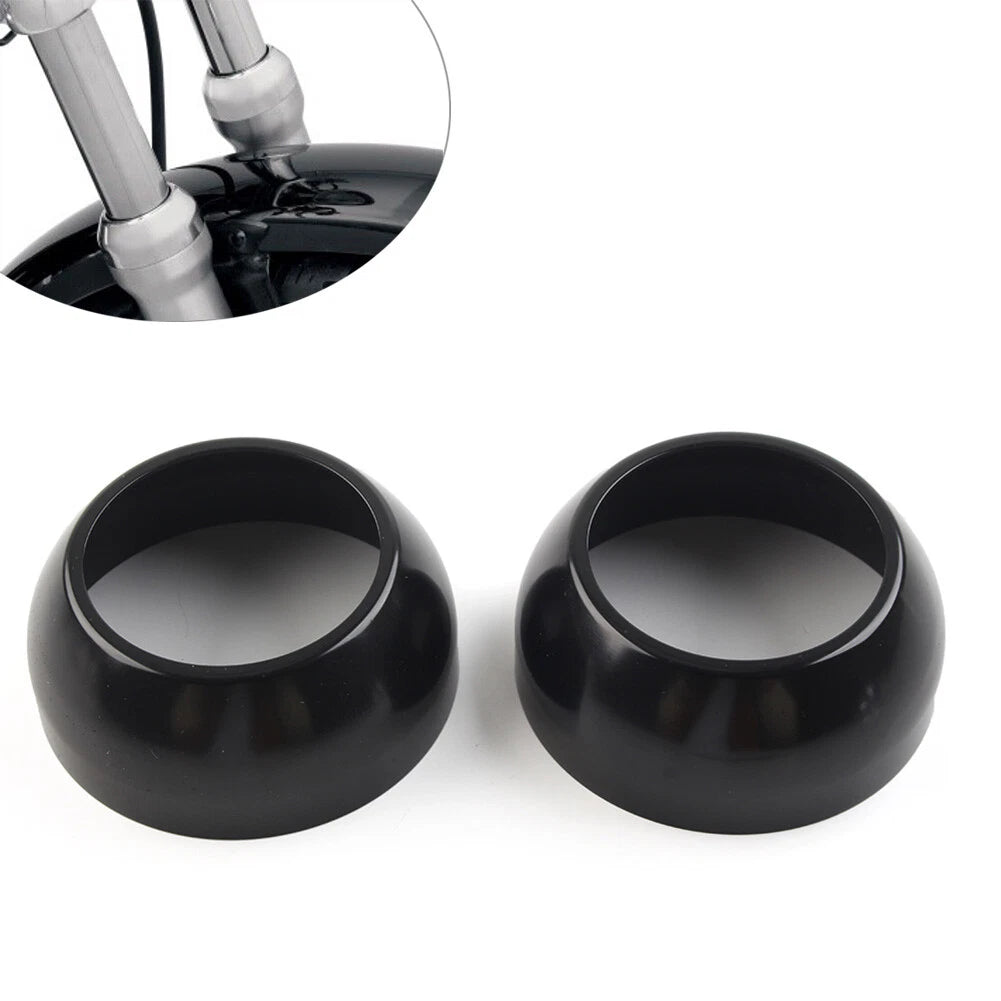 CNC 41MM Fork Boot Cap Covers for Harley FXSTB FXSTC FXDWG (2000-2017)