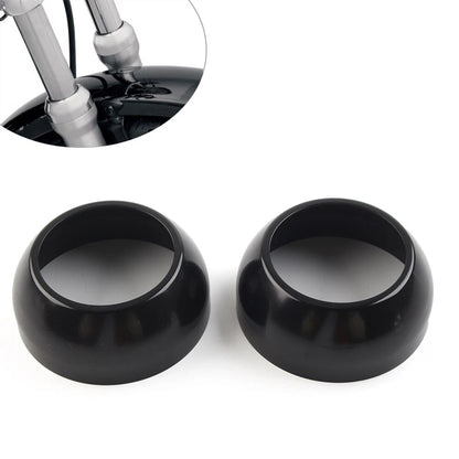CNC 41MM Fork Boot Cap Covers for Harley FXSTB FXSTC FXDWG (2000-2017)