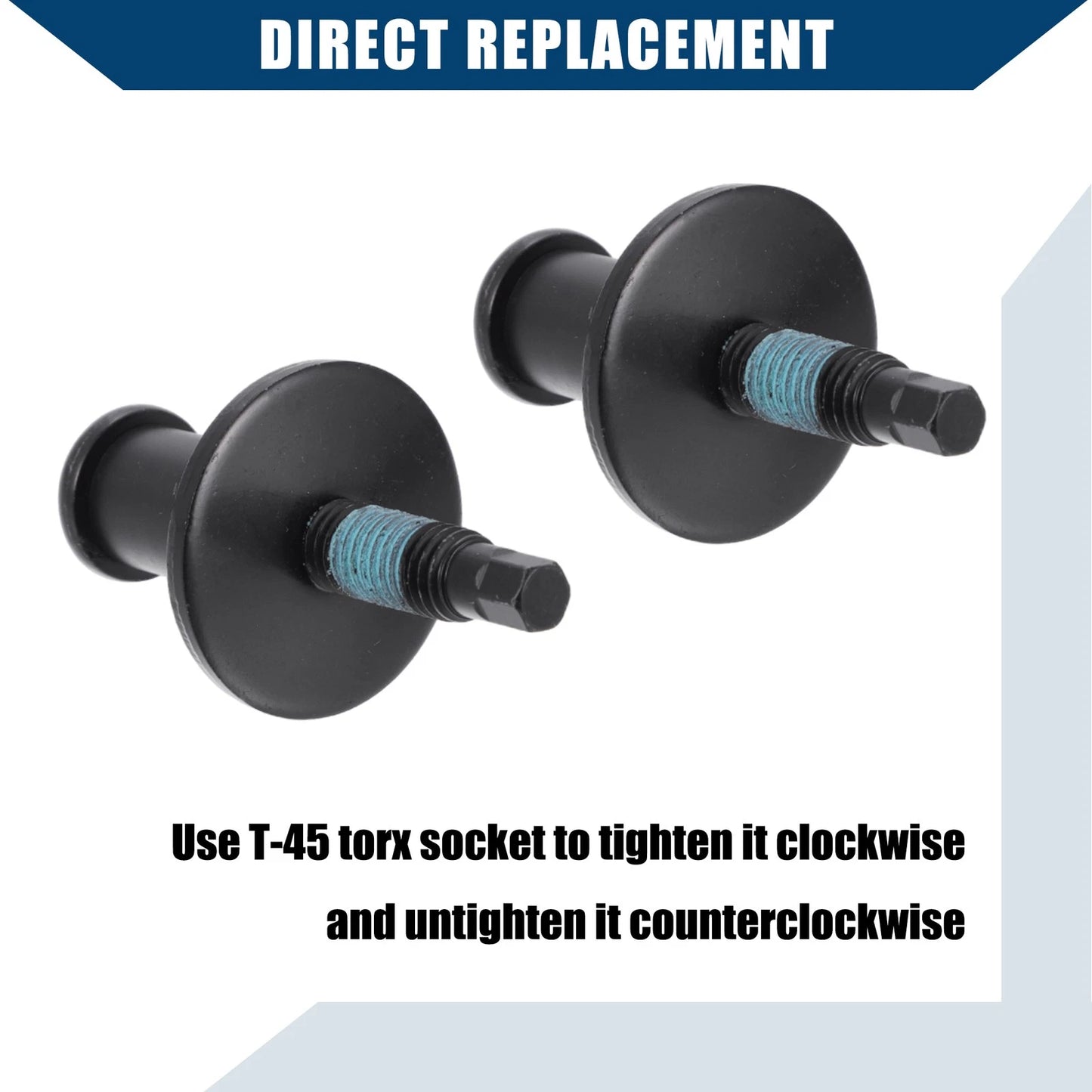 Rear Tailgate Striker Latch Lock Bolt 2 x for Ford F150 F250 (2004-2008)
