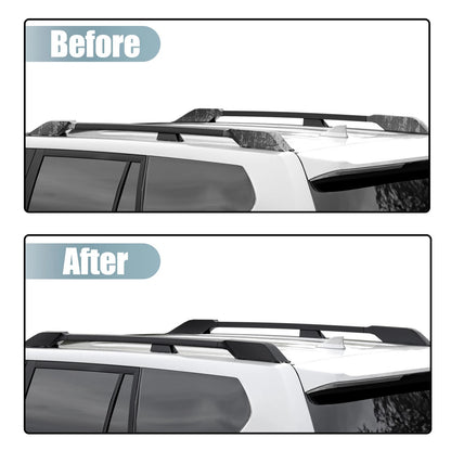 Roof Rack Bar Rail End Covers for Toyota Land Cruiser (2010-2018)