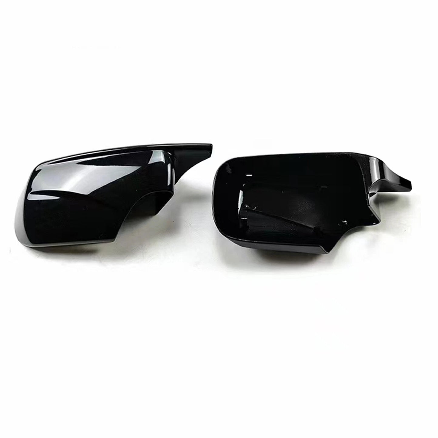 Rear Side Mirror Cover Caps for BMW 3 Series E46 (1998-2005) Gloss Black