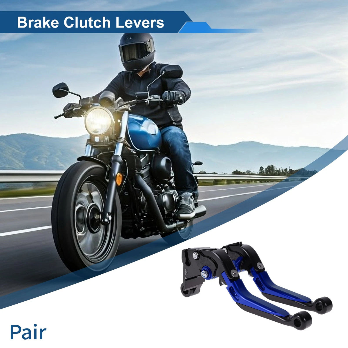 Adjustable Short/Long Brake Clutch Lever for Kawasaki ZZR600 (2005–2009)