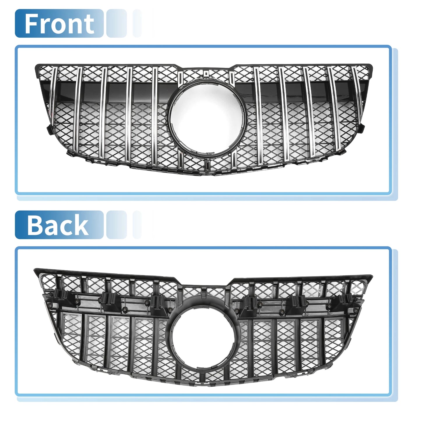 Front Upper Bumper Grille for Mercedes-Benz GLK300 (2013-2015)