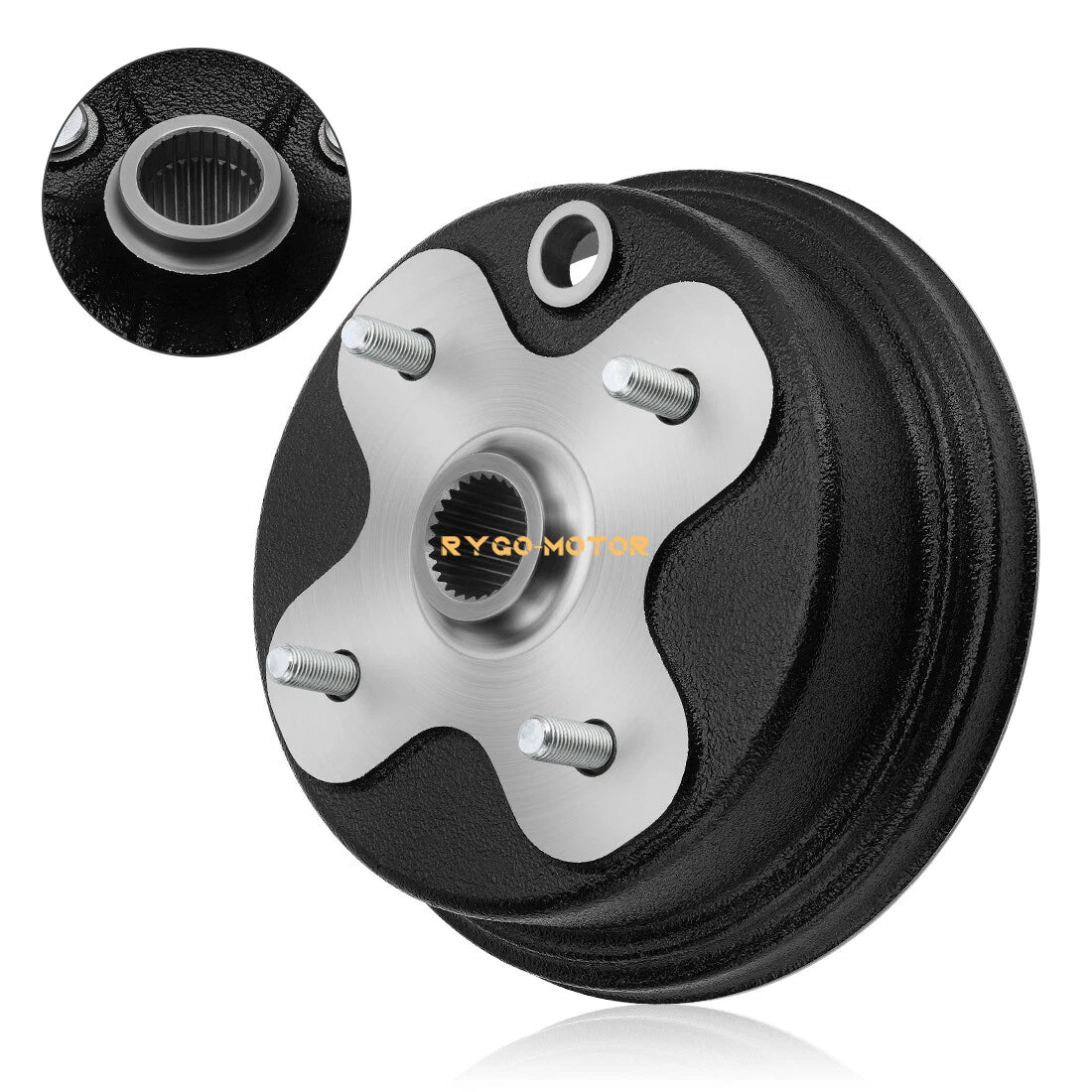 2 x Front Wheel Brake Hub for Yamaha ATV