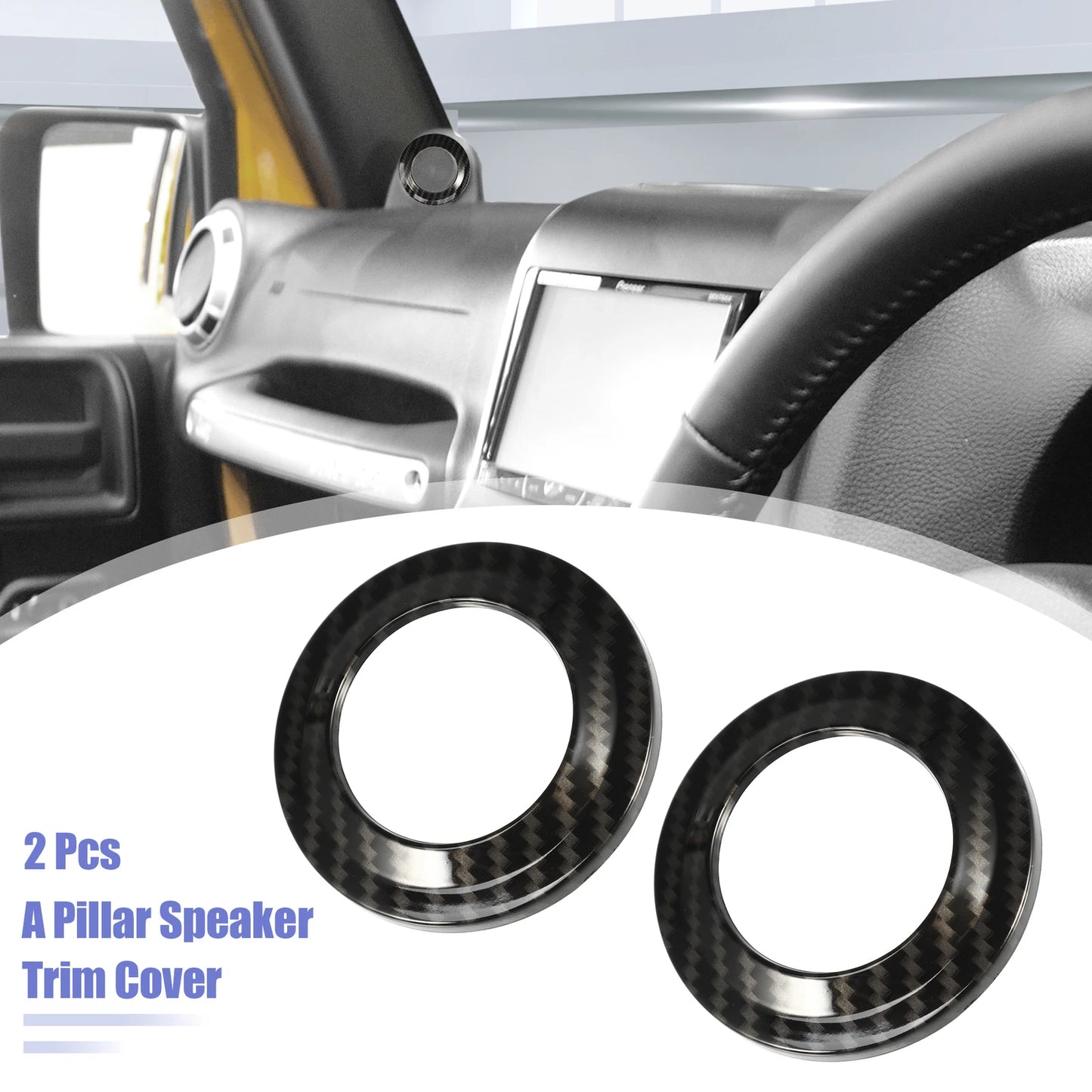 Pillar Speaker Decoration Covers for Jeep (2018-2023)