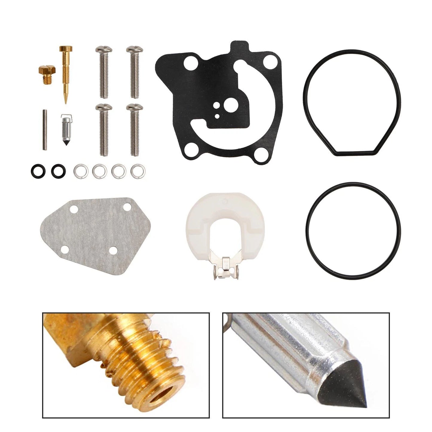 Carburetor Repair Kit for Yamaha 2-Stroke 40HP E40X Outboard (1996-2000)