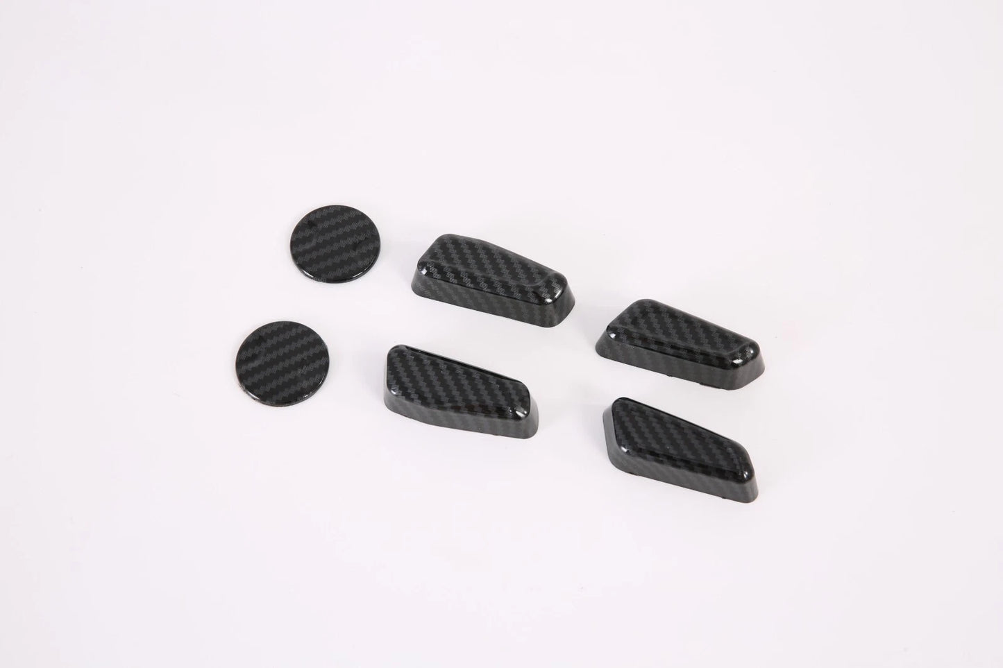Carbon Fiber Seat Adjustment Button Lid Cover for Hyundai Sonata (2020-2023)