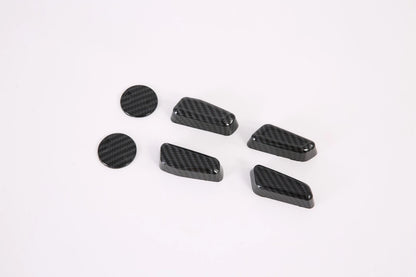 Carbon Fiber Seat Adjustment Button Lid Cover for Hyundai Sonata (2020-2023)