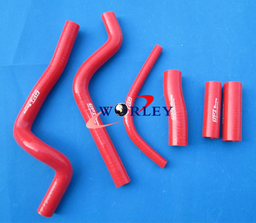 Red Silicone Radiator Hose for Honda CR500 CR500R (1989-2001)