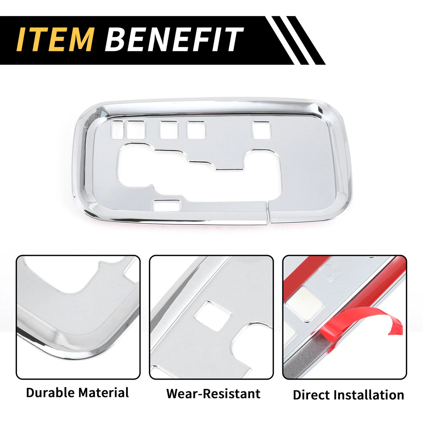 Center Console Gear Shift Frame Trim for Jeep Wrangler JK JKU (2011-2017)