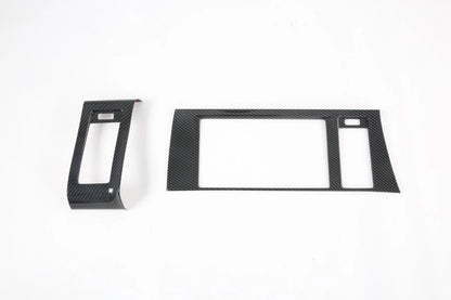 Center Vent Air Outlet Carbon Fiber Cover Trim for Toyota Sienna (2015-2020)