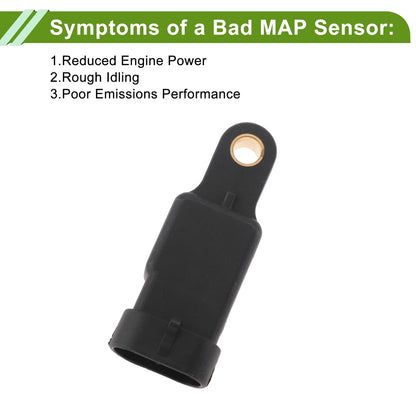 MAP Sensor for Chevrolet Kalos 1.4 16V (2003-2008)