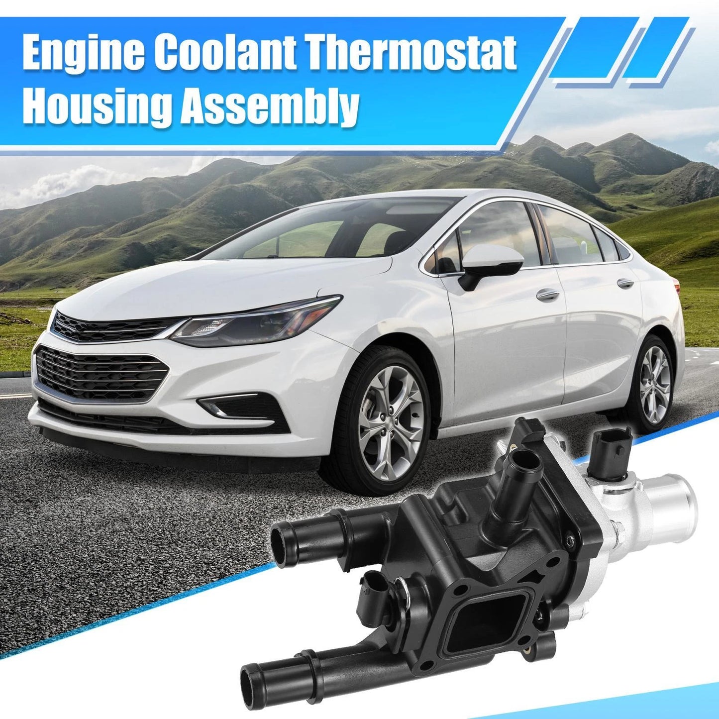 Thermostat Housing Assembly for Chevy Cruze Sonic (2011 - 2028)