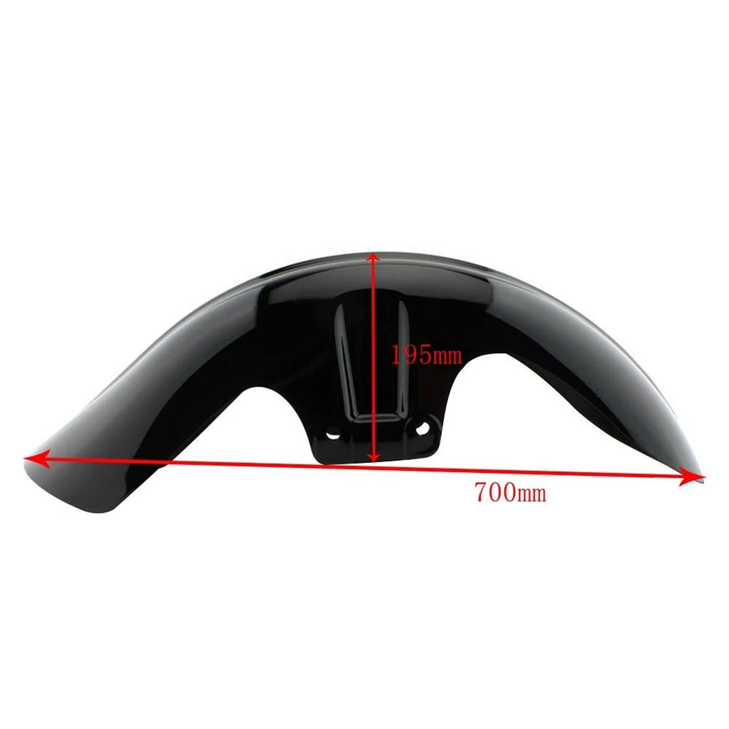 Fender Mudguard Cover for BMW R18 Classic (2020-2022) Black ABS Plastic