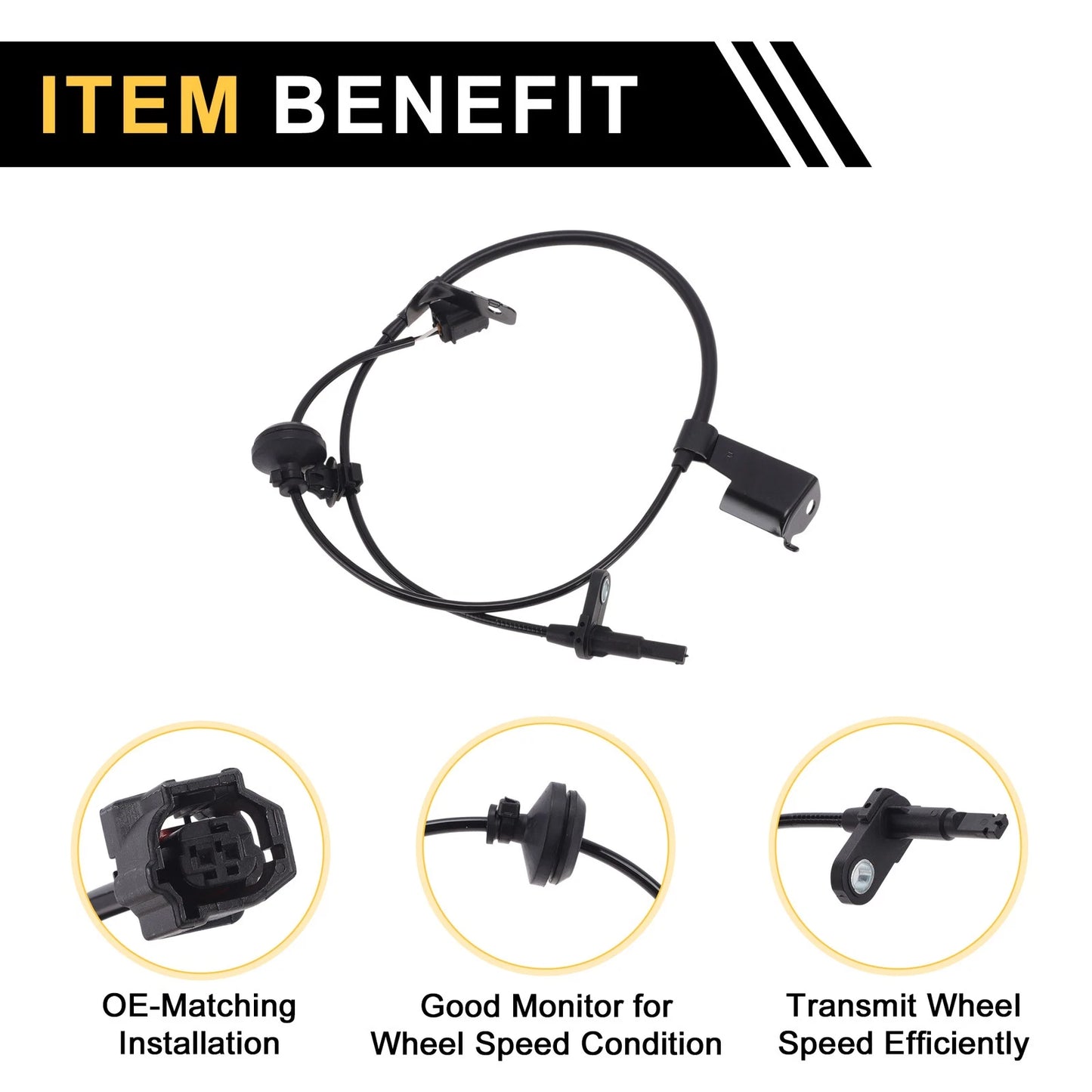 ABS Wheel Speed Sensor for Toyota Corolla (2020-2023) 1 x Right Front Sensor