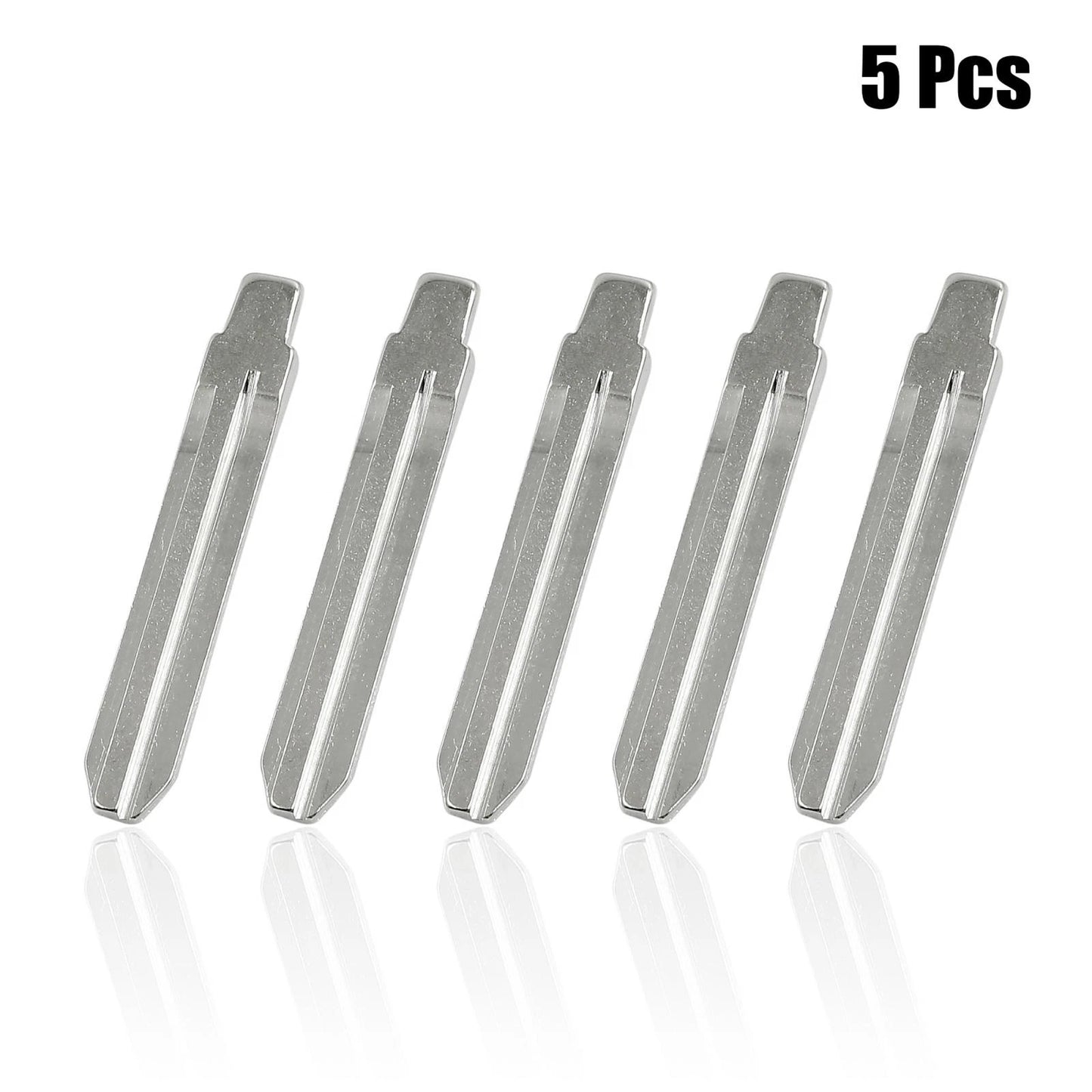 5 x Metal Car Flip Remote Folding Key Blades for Toyota Camry Corolla (2007-2011)