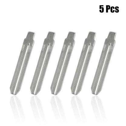 5 x Metal Car Flip Remote Folding Key Blades for Toyota Camry Corolla (2007-2011)