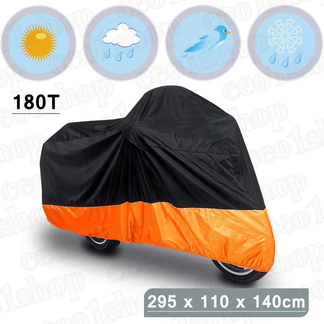 Cover XXXL 180T Motorcycle Cover for Honda Goldwing