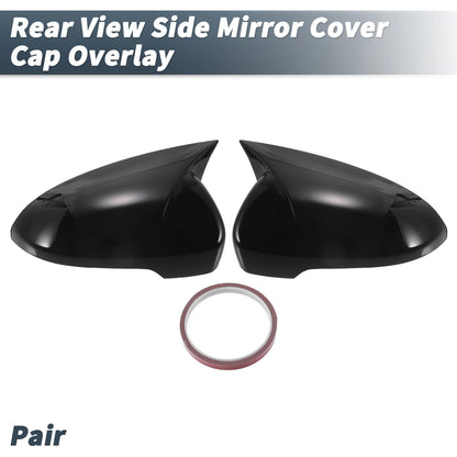 Rearview Mirror Cover Overlay Gloss Black for Hyundai Tucson (2015-2020)