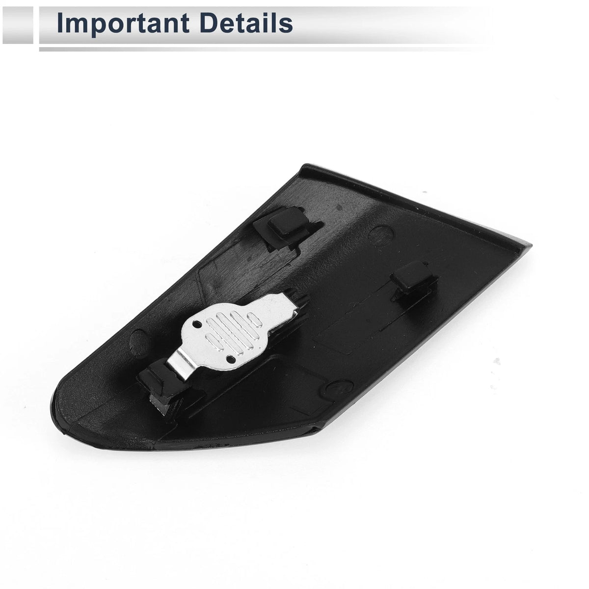 Front Left Door Knob Cover for BMW 7-Series G11 G12 Black (2017-2022)