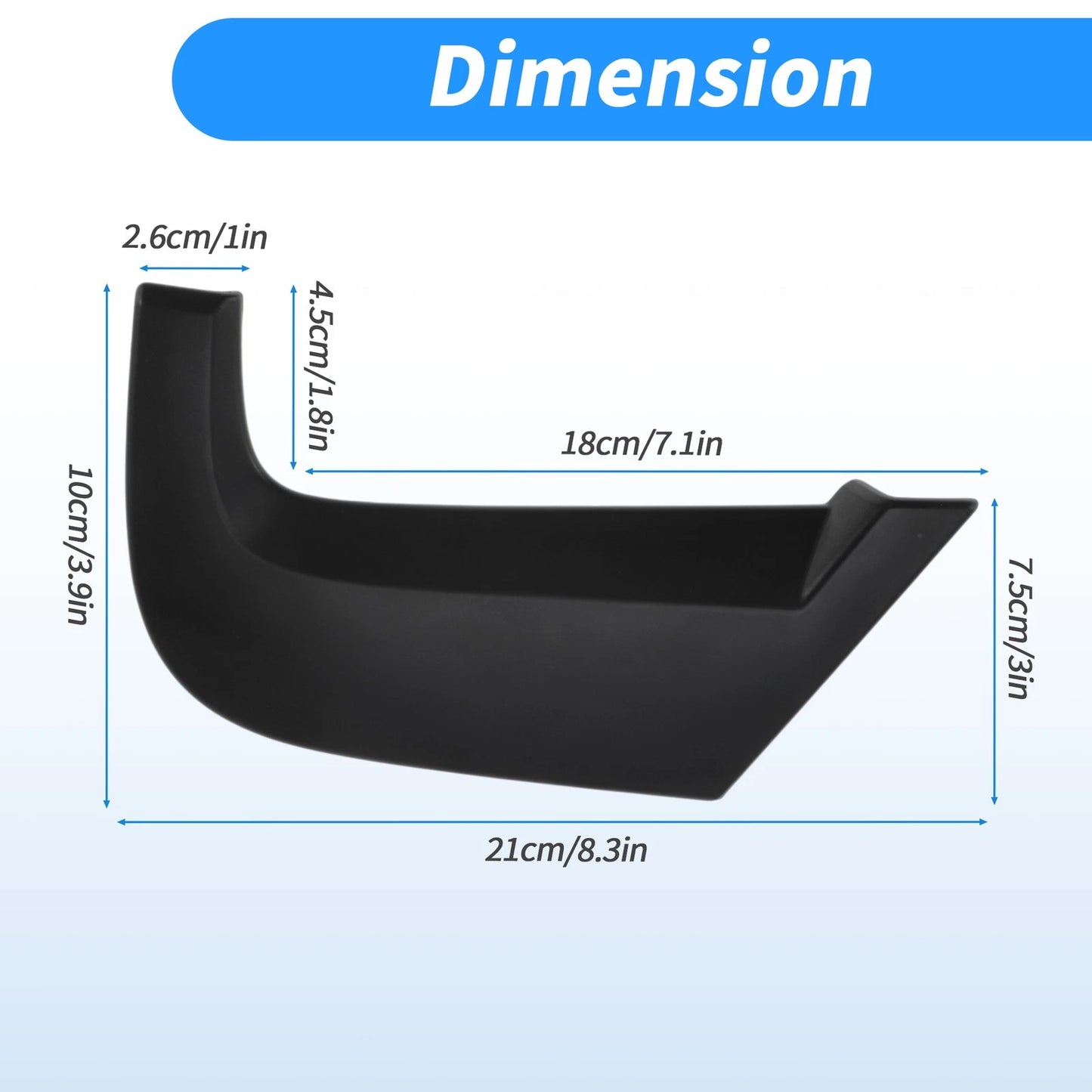Rear Right C Pillar Window Cover Trim for Honda Civic (2012-2015)